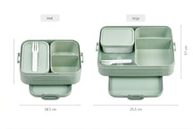 Mepal Caja de Almuerzo / Lunchbox Take a Break Nordic Sage Large - con 2 Bentobakjes