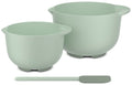 Mepal Set de Cuencos para Mezclar Chef It Nordic Sage 3 piezas - Cuenco 1.5 & 3 litros + Espátula