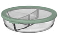 Mepal Tarro de Cristal Cirqula Nordic Sage 3 Compartimentos - 1 litro
