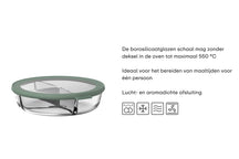 Mepal Tarro de Cristal Cirqula Nordic Sage 3 Compartimentos - 1 litro