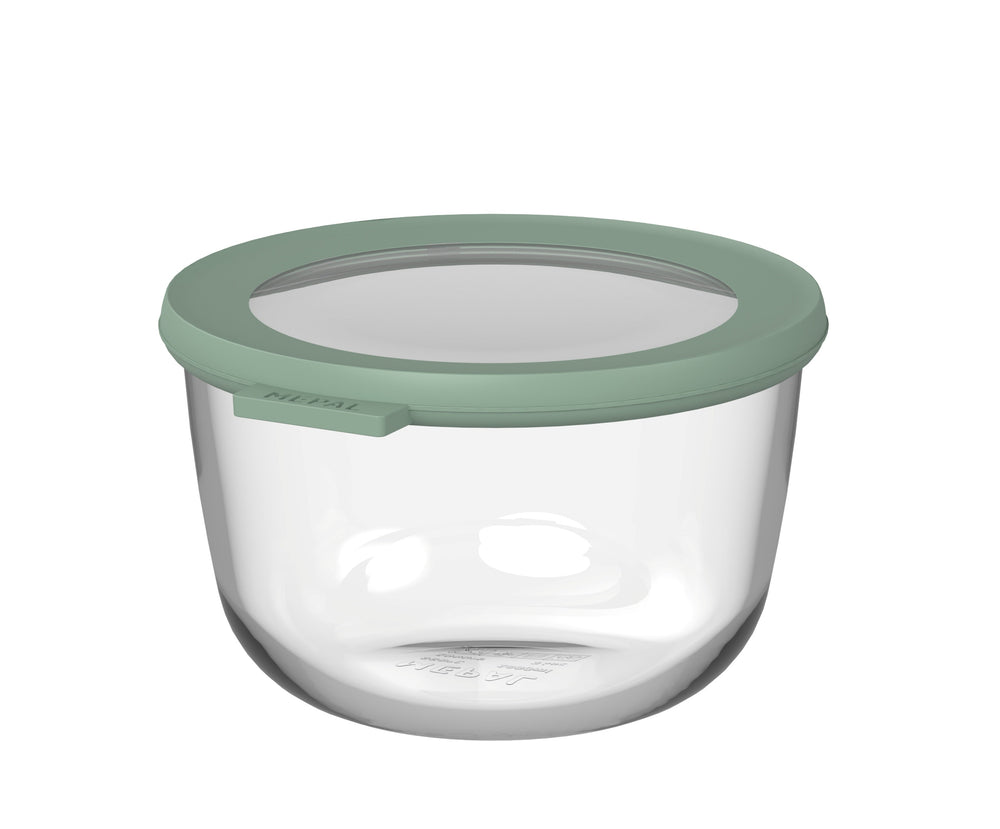 Mepal Tarro de Cristal Cirqula Nordic Sage Redondo - 1 litro