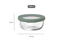 Mepal Tarro de Cristal Cirqula Nordic Sage Redondo - 1,25 litros
