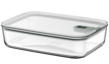 Mepal Fuente de horno / Fuente para lasaña con tapa EasyClip Nordic Sage - Vidrio - 2.25 litros