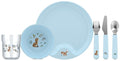 Mepal Set de vajilla infantil Mio Forest Friends 6 piezas - cubiertos, plato, bol y vaso