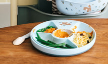 Mepal Set de Comedor Infantil Mio Forest Friends 3 piezas - plato, vaso y cuchara