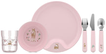 Mepal Set de Comedor Infantil Mio Fairy Garden 6 piezas - cubiertos, plato, bol y vaso