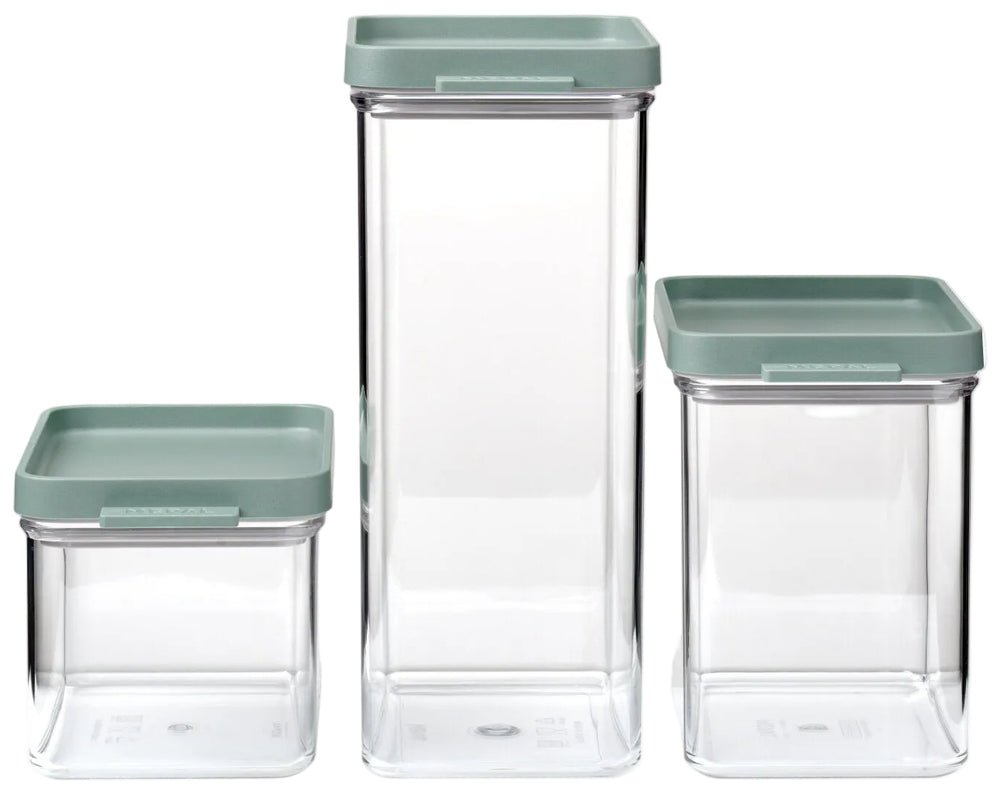 Mepal Tarros de Almacenamiento Set Omnia Nordic Sage 3 piezas