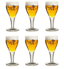 Vasos de cerveza Brugse Zot - 330 ml - 6 unidades