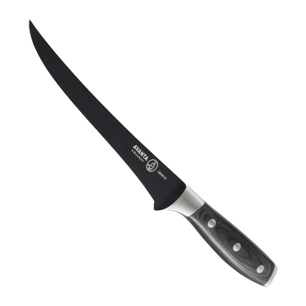 Messermeister Cuchillo fileteador Avanta BBQ 18 cm - Hoja de titanio negra