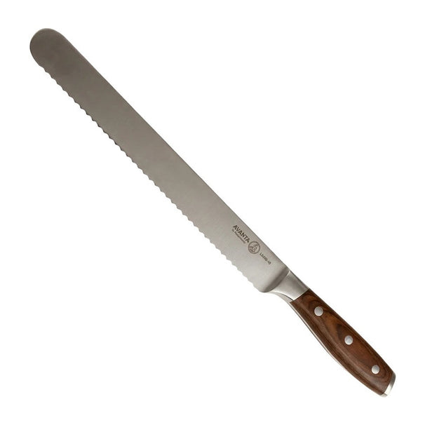 Messermeister Cuchillo para carne dentado Avanta Madera Pakka 25 cm