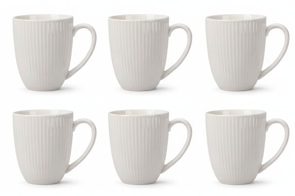 Cookinglife Tazas Siaki New Bone - Porcelana - 370 ml - 6 piezas