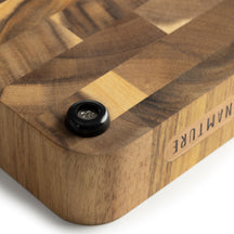 Namture Set de Tablas de Cortar Acacia Madera de Fin de Grano 2 piezas - M & XL - Tablas de Cortar y Preparar de Madera