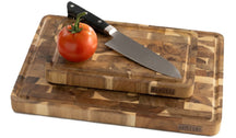 Namture Set de Tablas de Cortar Acacia Madera de Fin de Grano 2 piezas - M & XL - Tablas de Cortar y Preparar de Madera