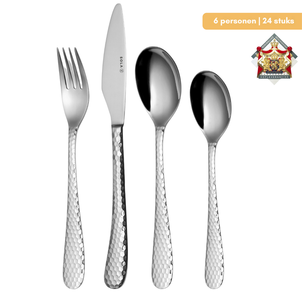Juego de cubiertos Sola Lima - Acero inoxidable 18/10 - 24 piezas / 6 personas