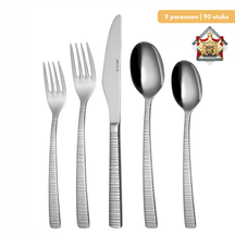 Juego de cubiertos Sola Bali - Acero inoxidable 18/10 - 90 piezas / 9 personas