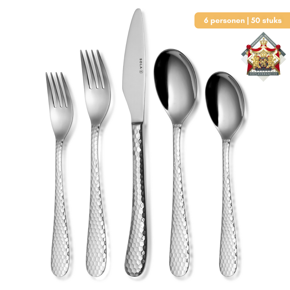 Juego de cubiertos Sola Lima - Acero inoxidable 18/10 - 50 piezas / 6 personas