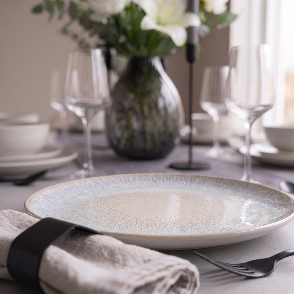 Cookinglife platos de cena Nola Beige ø 27 cm - 6 piezas