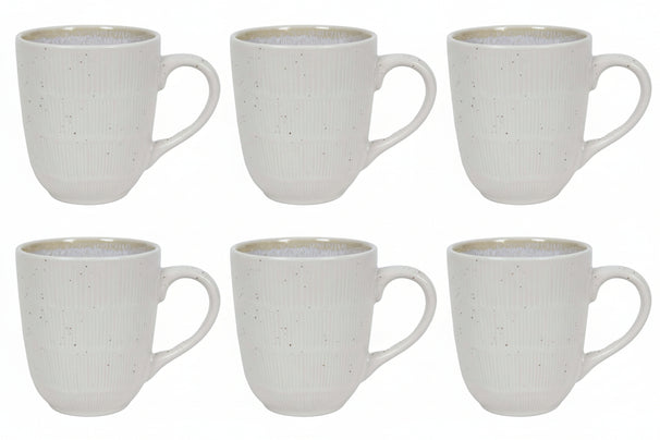 Cookinglife Tazas Nola Beige 350 ml - 6 Piezas