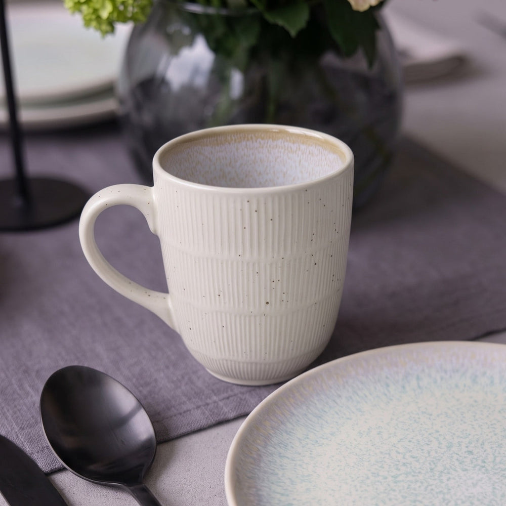 Cookinglife Tazas Nola Beige 350 ml - 6 Piezas