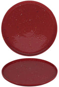 ONA Platos de Cena Fika Burgundy ø 25 cm - 4 Piezas