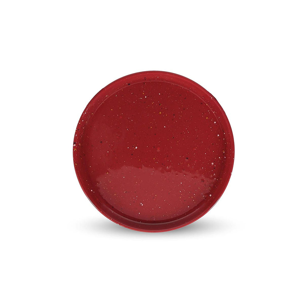 ONA Platos de desayuno / Platos de postre Fika Burgundy ø 20.5cm - 4 piezas