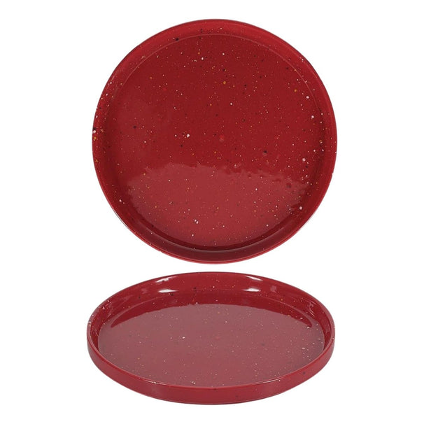 ONA Platos de desayuno / Platos de postre Fika Burgundy ø 20.5cm - 4 piezas