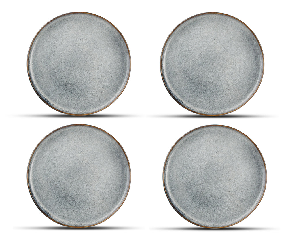 ONA Platos de desayuno / Platos de postre Duna Blue ø 21 cm - 4 piezas