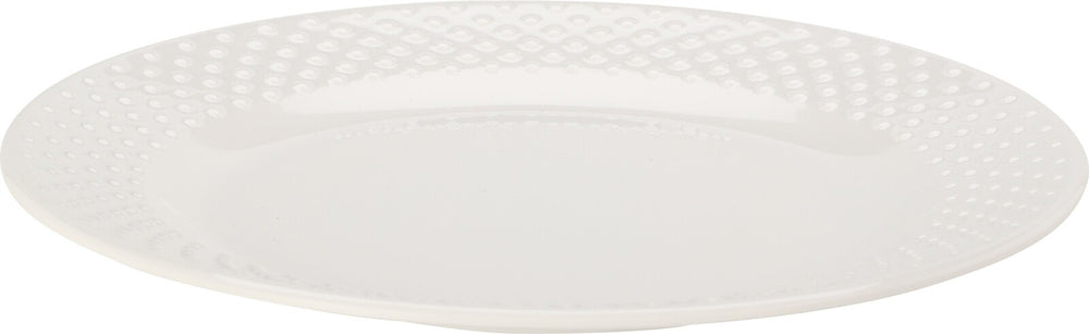 Cookinglife Platos de Desayuno / Postre - CampVibe - Exterior - Plástico - Irrompibles - Blanco ø 21 cm - 4 piezas
