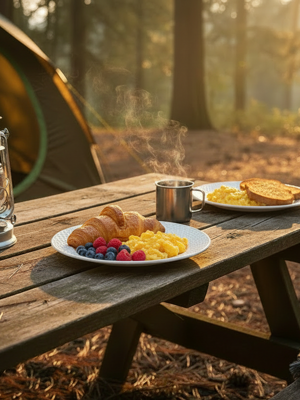 Vajilla de camping