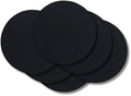 Posavasos Cookinglife - Cuero vegano - Negro - ø 10 cm - 6 unidades