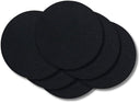 Posavasos Cookinglife - Cuero vegano - Negro - ø 10 cm - 6 unidades
