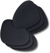 Posavasos Cookinglife - Cuero vegano - Negro - Orgánico - 13 x 11 cm - 6 unidades
