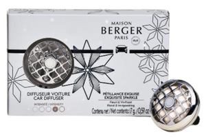 Perfume para coche / Difusor de coche Maison Berger - Rosalie Exquisite Sparkle - Con recarga