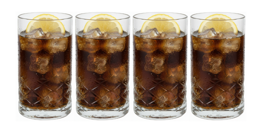 Vasos longdrink Cookinglife 360 ml - 4 piezas