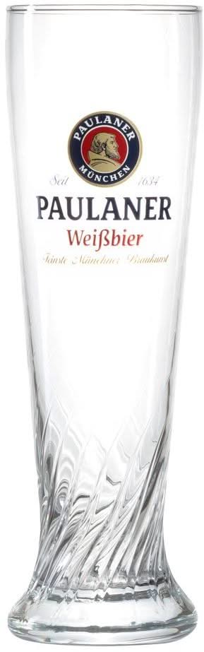 Vasos de cerveza Paulaner Weizen 300 ml - 4 piezas