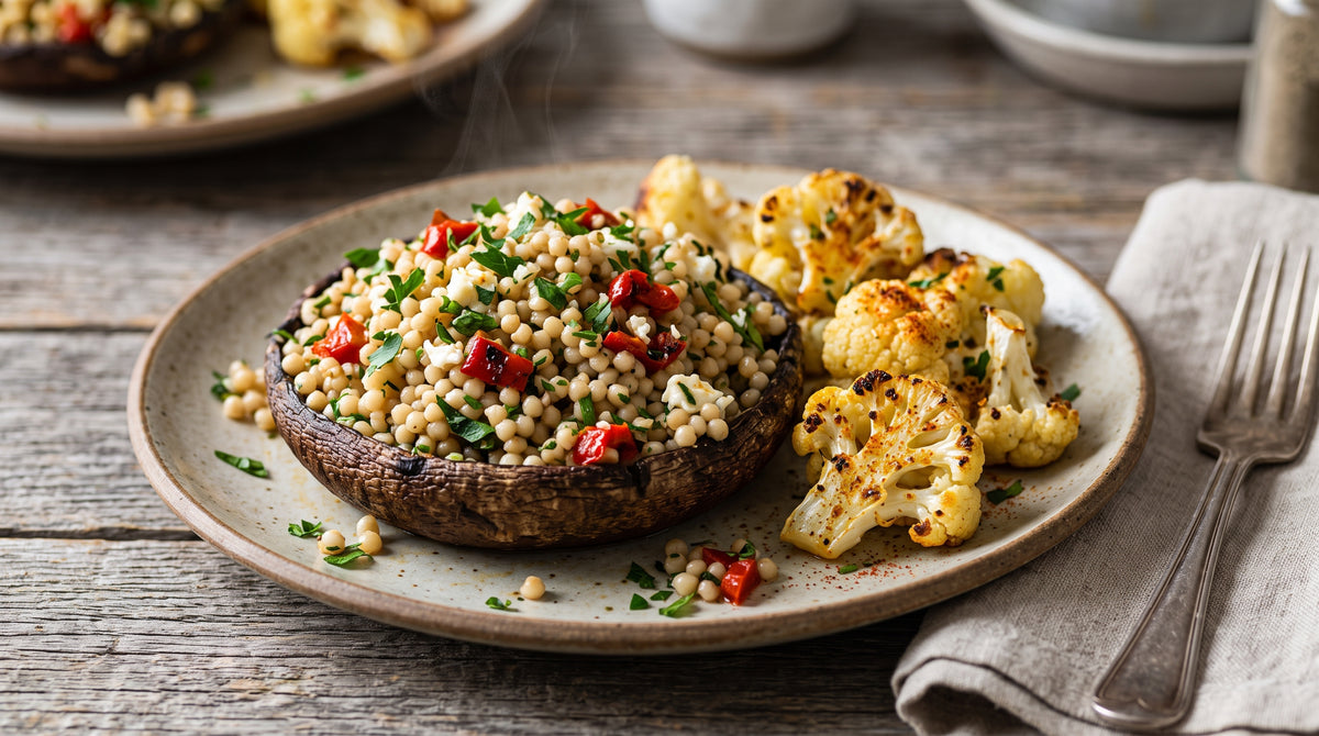 Un plato principal vegetariano con carácter, textura y un toque picante.