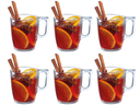 Tazas de té Luminarc Central 250 ml - resistentes al calor - 6 unidades