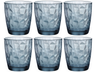 Vasos de agua Bormioli Rocco Diamond - Azul - 300 ml - 6 piezas