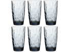 Vasos longdrink Bormioli Rocco Diamond - Azul - 470 ml - 6 piezas