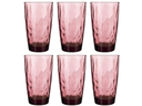 Vasos longdrink Bormioli Rocco Diamond - Púrpura - 470 ml - 6 unidades