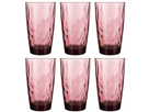 Vasos longdrink Bormioli Rocco Diamond - Púrpura - 470 ml - 6 unidades