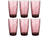 Vasos longdrink Bormioli Rocco Diamond - Púrpura - 470 ml - 6 unidades