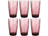 Vasos longdrink Bormioli Rocco Diamond - Púrpura - 470 ml - 6 unidades