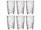Vasos longdrink Bormioli Rocco Diamond - Transparente - 470 ml - 6 piezas