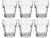 Vasos de agua Bormioli Rocco Rock Bar - 270 ml - 6 piezas