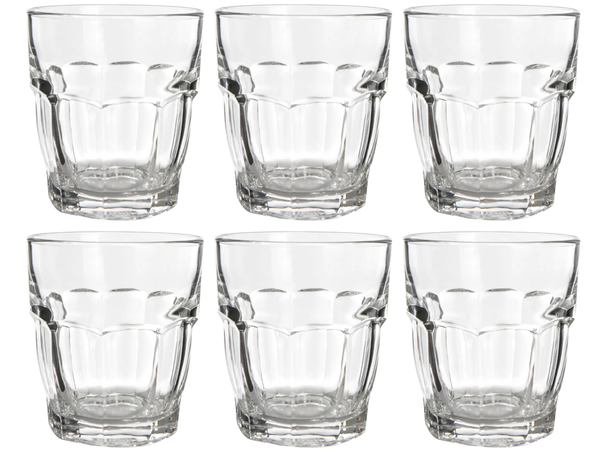 Vasos de agua Bormioli Rocco Rock Bar - 270 ml - 6 piezas