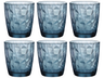 Vasos de agua Bormioli Rocco Diamond - Azul - 390 ml - 6 piezas