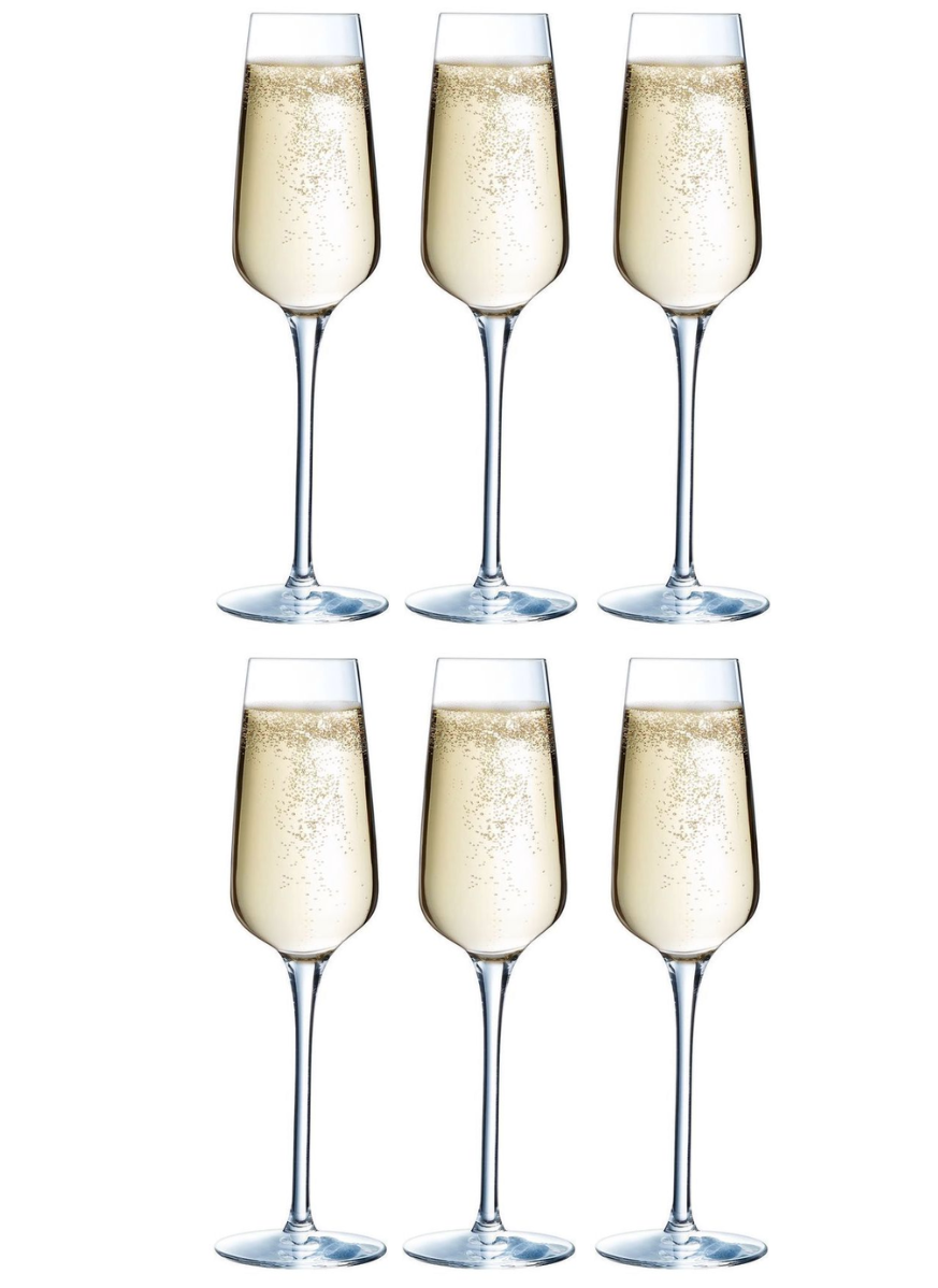 Copas de Champán Chef & Sommelier - Flutes - Sublym Flute - 210 ml - 6 piezas