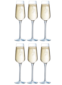 Copas de Champán Chef & Sommelier - Flutes - Sublym Flute - 210 ml - 6 piezas
