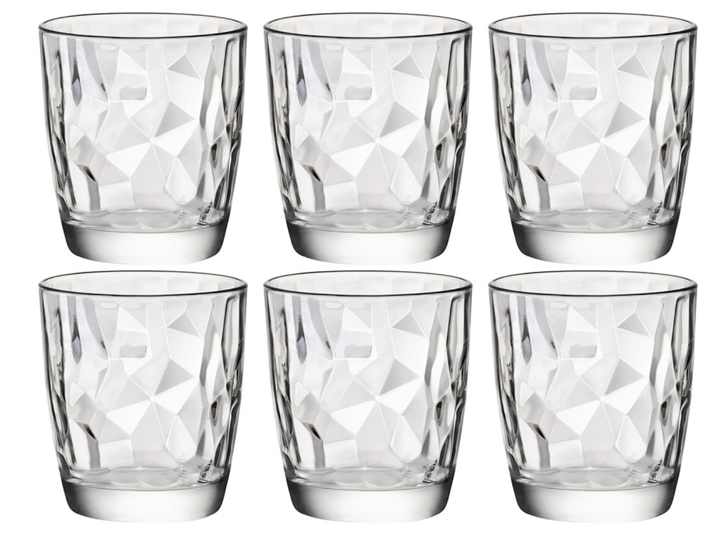 Vasos de agua Bormioli Rocco Diamond - 390 ml - 6 piezas